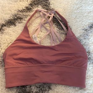 Lululemon strappy longline sports bra